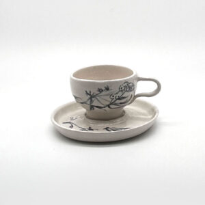 Tea Cup & Plate - One